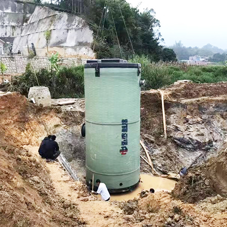 【一体化雨水提升泵站】