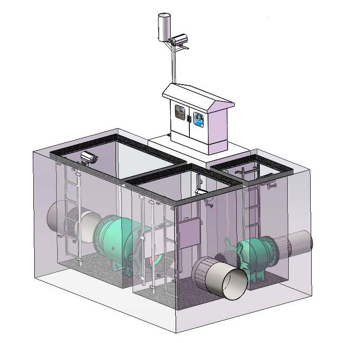 【气动截污井】智能分流